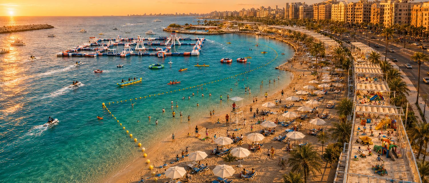 الواجهة البحرية بالإسكندرية